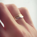 Ruddock-Gemini-Mixed-Metal-Double-Ring-Sterling-Silver-Gold-Plated
