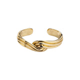 Ruddock-Gia-Cuff-Gold-Clean-Lines-Sleek-Minimial-Twisted-Tubular-Lunear-Fluid-Forms-Sculptural-Bangle-Bracelet-Cuff-Chunky-Cool-Jewellery-Gold-Plated