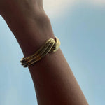 Gia Cuff Silver - Golden