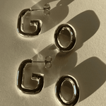Ruddock-Go-Go-Gogo-Earrings-Hoop-Hoops-Interchangeable-Loop-Link-linked-Drop-Mixed-Metal-Sterling-Silver-18ct-Gold-Plated-Bold-Sculptural-Minimal