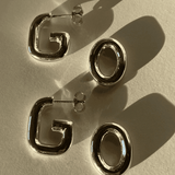 Ruddock-Go-Go-Gogo-Earrings-Hoop-Hoops-Interchangeable-Loop-Link-linked-Drop-Mixed-Metal-Sterling-Silver-18ct-Gold-Plated-Bold-Sculptural-Minimal