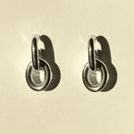 Ruddock-Go-Go-Gogo-Earrings-Hoop-Hoops-Interchangeable-Loop-Link-linked-Drop-Mixed-Metal-Sterling-Silver-18ct-Gold-Plated-Bold-Sculptural-Minimal