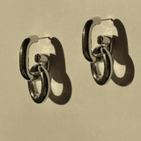 Ruddock-Go-Go-Gogo-Earrings-Hoop-Hoops-Interchangeable-Loop-Link-linked-Drop-Mixed-Metal-Sterling-Silver-18ct-Gold-Plated-Bold-Sculptural-Minimal