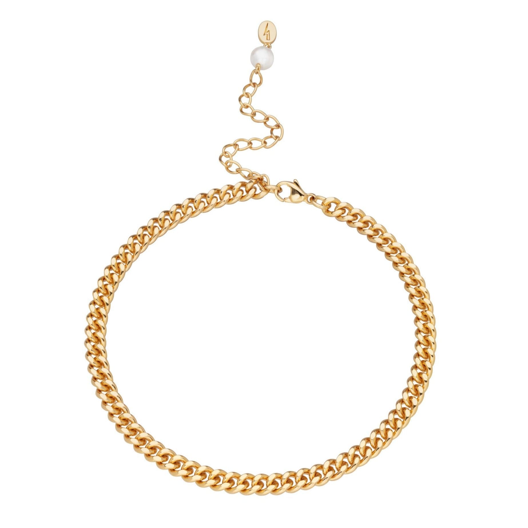 Scream-Pretty-Hannah-Martin-Gold-Curb-chunky-Chain-Anklet-cool-summer-jewellery-pearl-stone-anklets