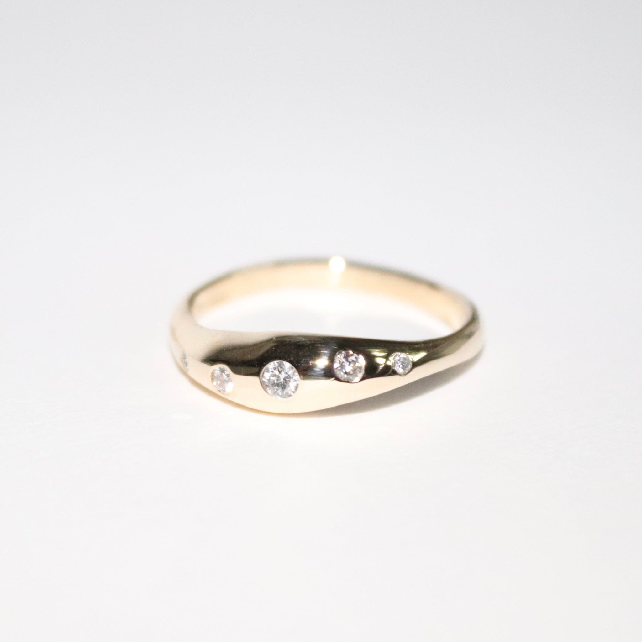 Blume-Jewellery-9-carat-9ct-solid-yellow-Gold-Diamond-Wave-Bombe-Ring-Chunky-Statement-Bold-Bubble-Curved-Thick-Band-Cool-Effortless-Timeless-Wedding-Band-Everyday-Lab-Handmade-UK