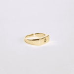 Blume-Jewellery-Single-Stone-Chunky-Rectangle-Signet=Ring-9-Carat-Solid-Gold-Yellow-classic-gemstone-Peridot-Garnet-Aquamarine-Citrine-Amethyst-pinky-ring-cool-modern-everyday-timeless