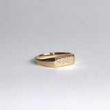 Blume-Jewellery-Gold-Sunset-Signet-Ring-9ct-9-Carat-solid-pinky-ring-everyday-sun-motif-cool-timeless-handmade-stacking-jewellery