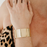 Crux Gold Wrist Cuff