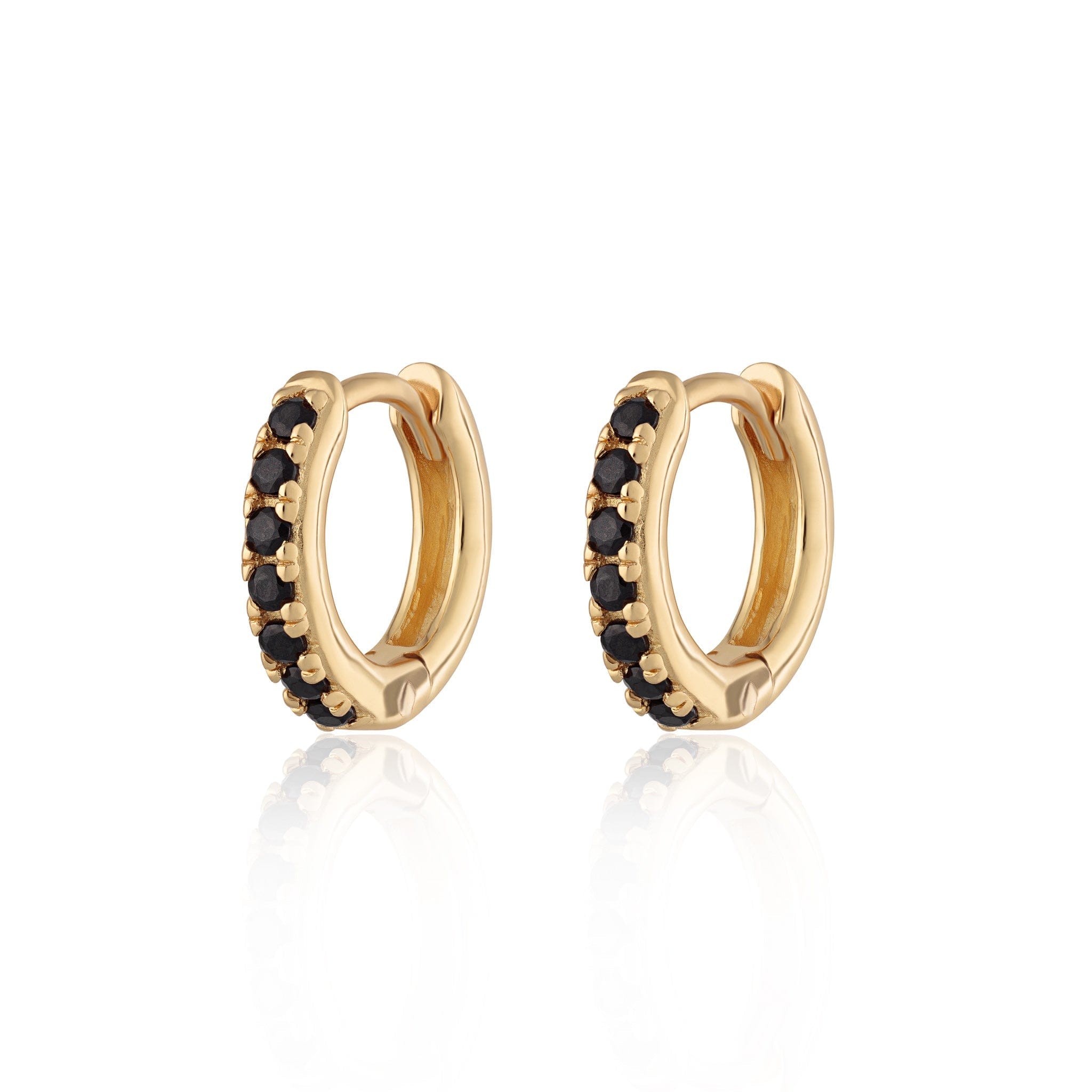 scream-pretty-silver-and-black-gemstone-cubic-zirconia-diamond-stone-huggie-hoop-earrings-ear-stack-essential-everyday
