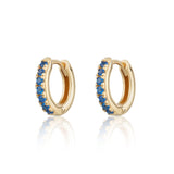 scream-pretty-silver-huggie-hoop-earrings-with-blue-cubic-zirconia-diamond-stones-gemstone-ear-stacking-essential-stack-piercings-demifine-Jewellery-cool-everyday-sparkle
