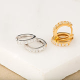 scream-pretty-silver-huggie-hoop-earrings-with-clear-cubic-zirconia-diamond-sparkle-stones-silver-gold-minimal-cool-chic-jewellery-ear-stack-everyday-demifine-comfortable-gold