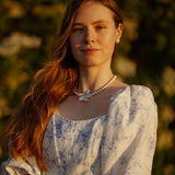 Classic Keshi Pearl Flower Necklace №65