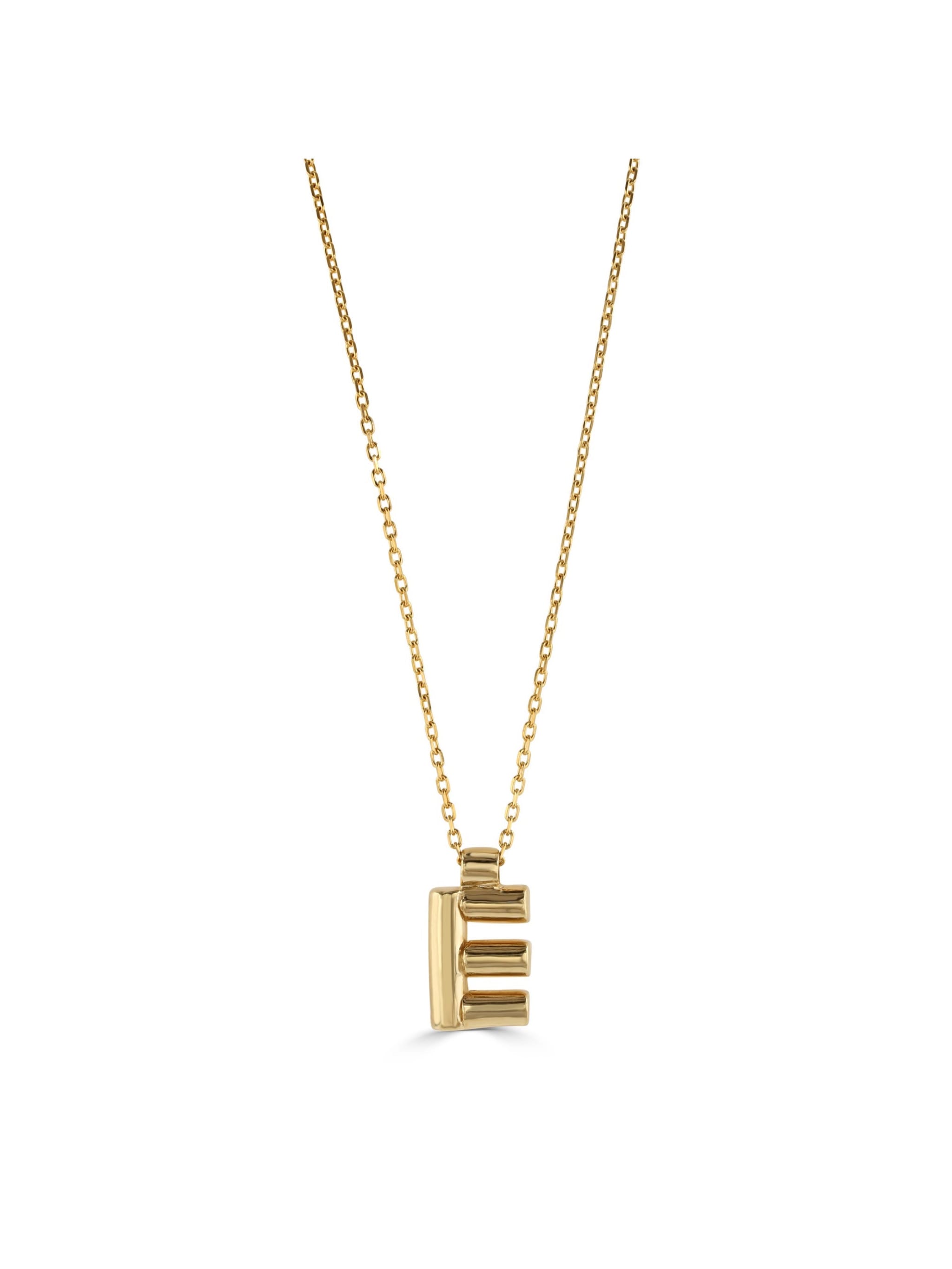 Ruddock-Initial-Alphabet-Chunky-Letter-Pendant-Necklace-18ct-Gold-Plated-Sterling-Silver-Personalised-Jewellery