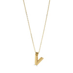 Ruddock-Initial-Alphabet-Chunky-Letter-Pendant-Necklace-18ct-Gold-Plated-Sterling-Silver-Personalised-Jewellery