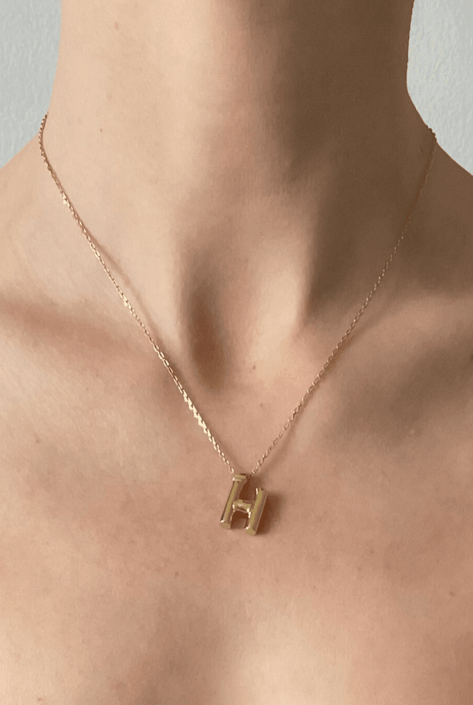 Ruddock-initial-alphabet-chunky-letter-personalised-pendant-necklace-sterling-silver-18ct-gold-plated