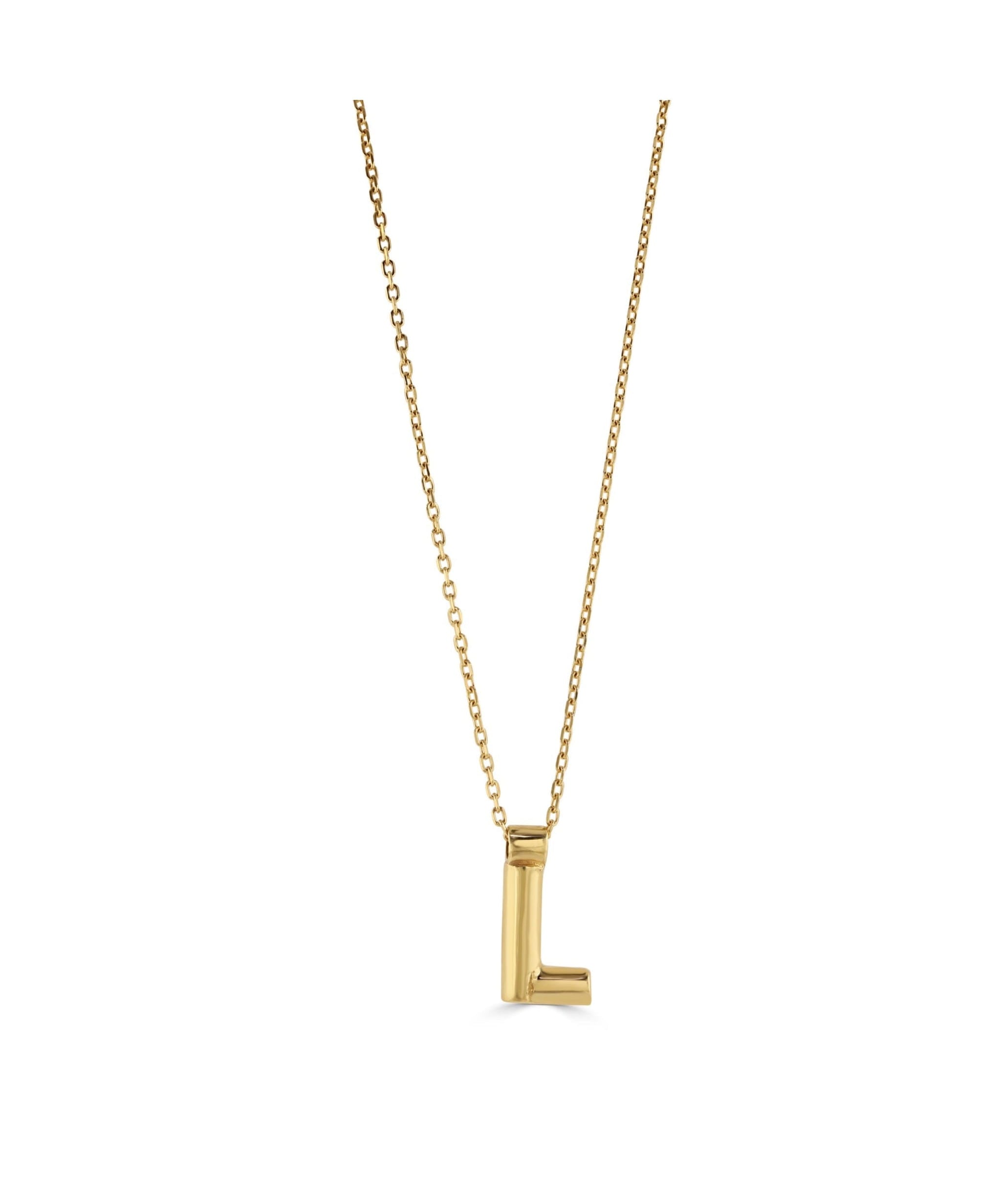 Ruddock-Initial-Alphabet-Chunky-Letter-Pendant-Necklace-18ct-Gold-Plated-Sterling-Silver-Personalised-Jewellery