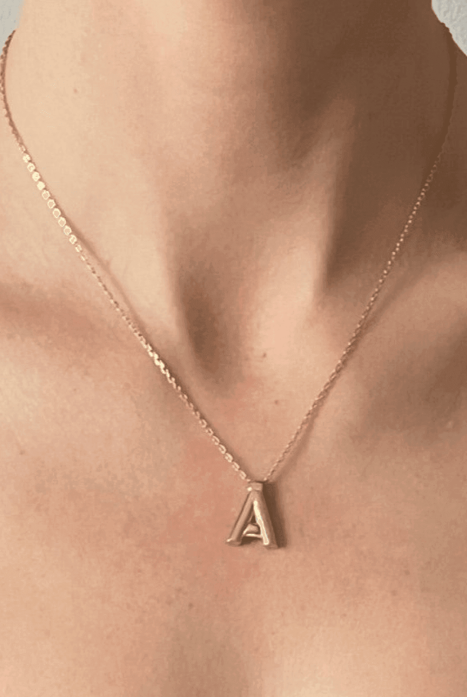 Ruddock-initial-alphabet-chunky-letter-personalised-pendant-necklace-sterling-silver-18ct-gold-plated