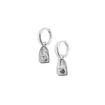 Apres-Youth-Introvert-Charm-Drop-Hoop-Sterling-Silver-Earrings