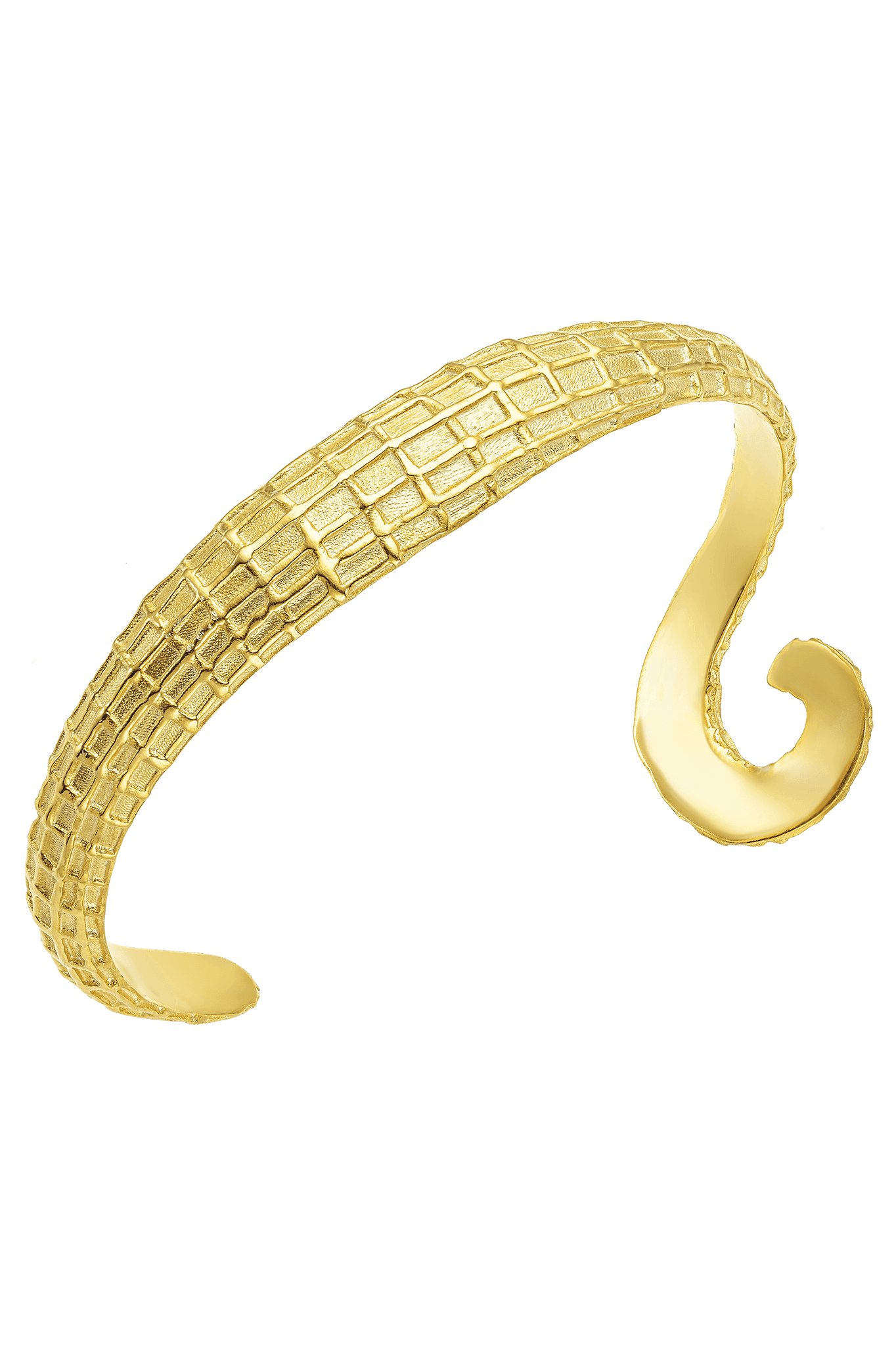 Feggeri-Ippos-Cuff-Gold-Vermeil-Statement-Bracelet-90s-Seahorse-Mediterrean-Coastal-Marine-Jewellery