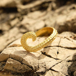 Feggeri-Ippos-Cuff-Gold-Vermeil-Statement-Bracelet-90s-Seahorse-Mediterrean-Coastal-Marine-Jewellery