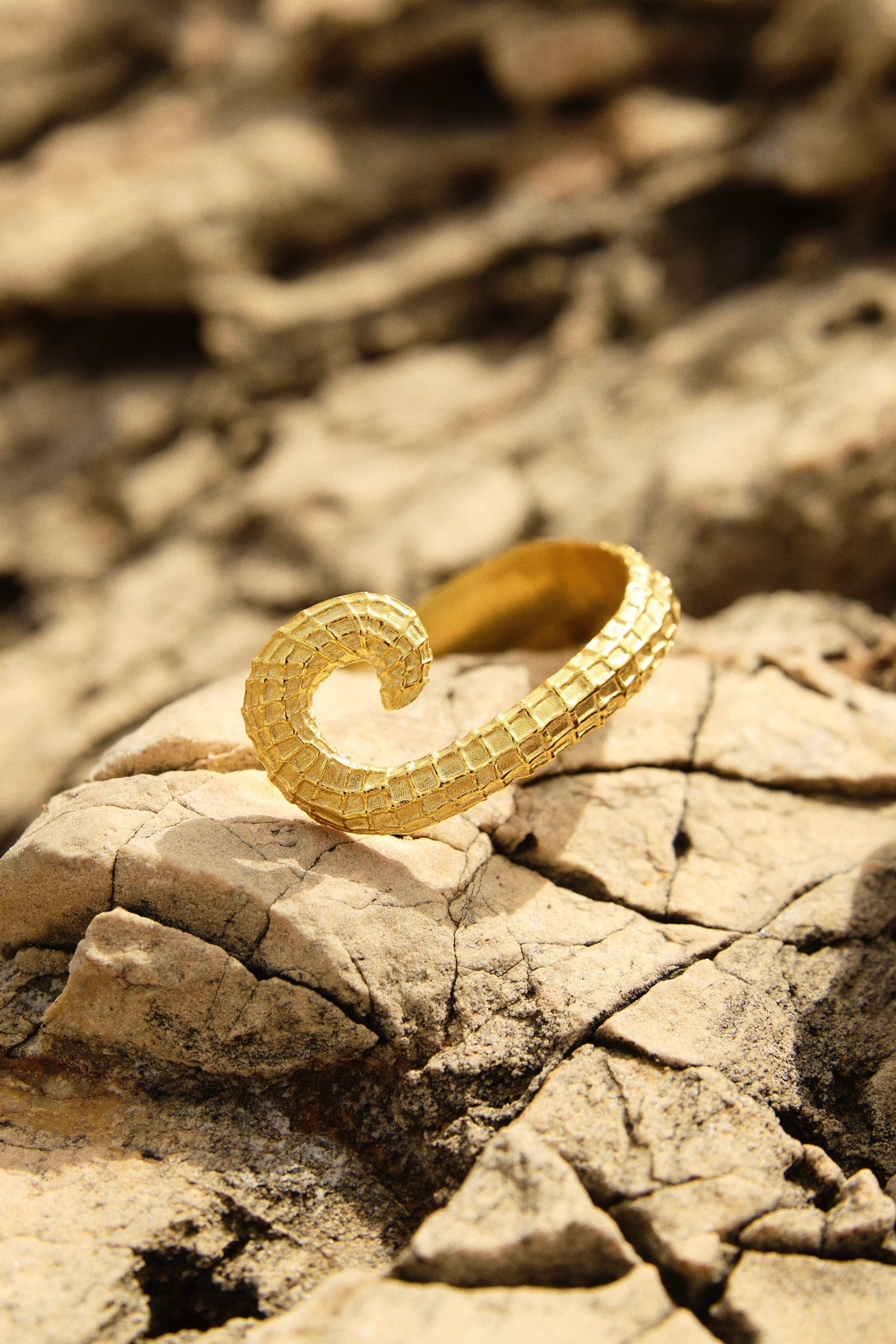 Feggeri-Ippos-Cuff-Gold-Vermeil-Statement-Bracelet-90s-Seahorse-Mediterrean-Coastal-Marine-Jewellery