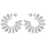 Feggeri-Ippos-Fin-Bold-Sculptural-Fan-Ribbed-Oversized-Large-Statement-Hoops-Hoop-Earrings-Silver