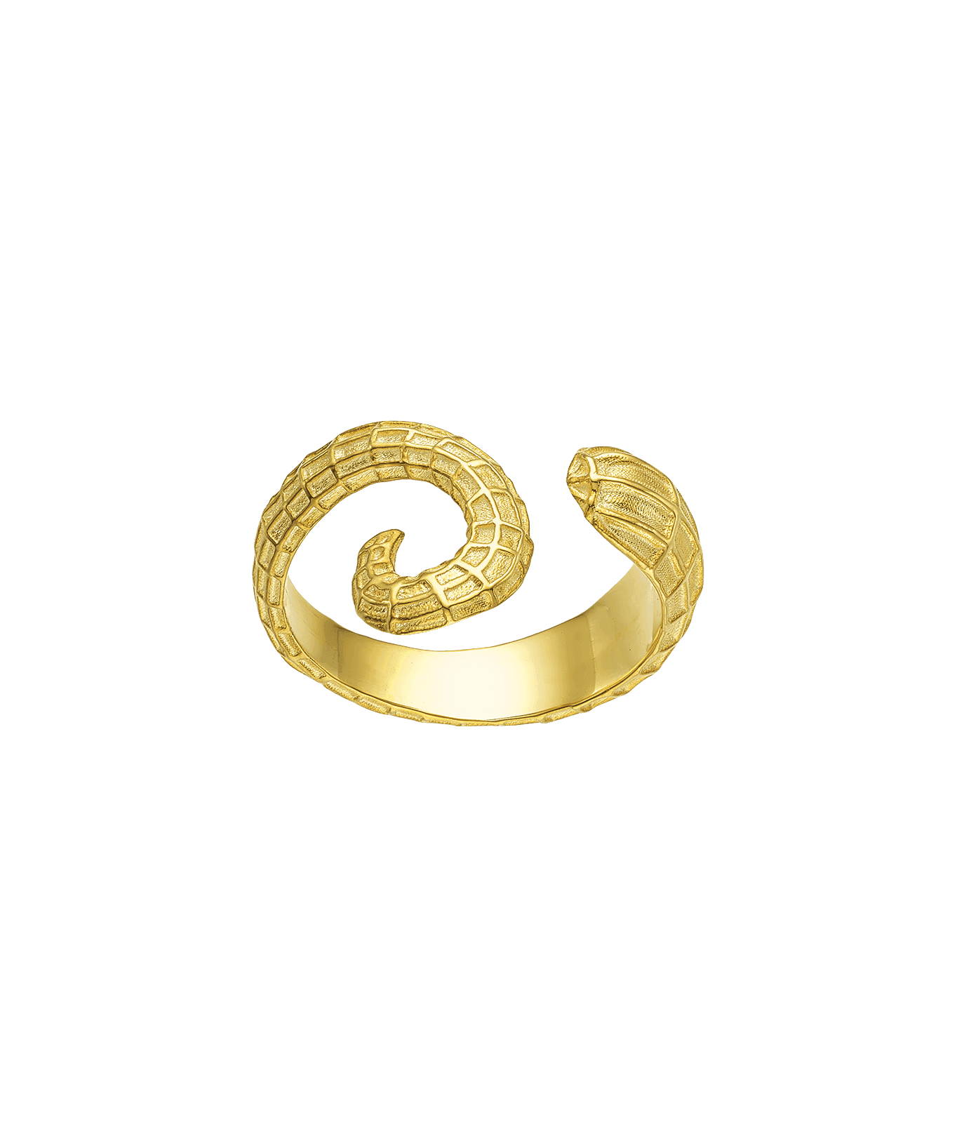 Feggeri-Ippos-Ring-Seahorse-Marine-Coastal-Inspired-Jewellery-Swirl-Curl-Textured-Statement-Cocktail-Gold-vermeil