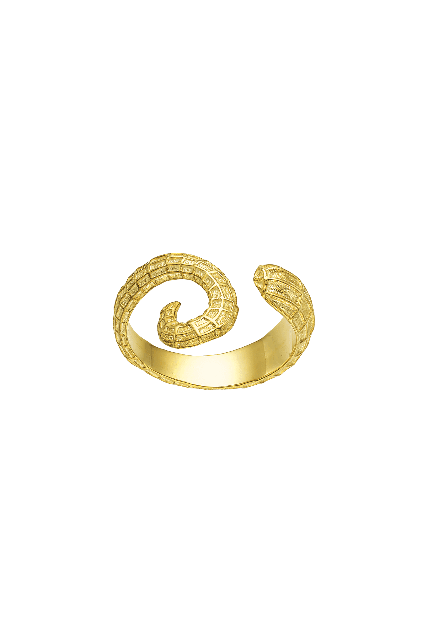 Feggeri-Ippos-Ring-Seahorse-Marine-Coastal-Inspired-Jewellery-Swirl-Curl-Textured-Statement-Cocktail-Gold-vermeil