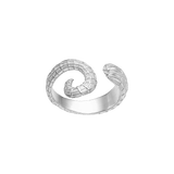 Feggeri-Ippos-Seahorse-Swirl-Tail-Ring-Statement-Cocktail-Sterling-Textured-Silver