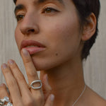 Kan-Studio-Ix-Chel-Ring-Swirl-Large-Twirl-Statement-Brass-Ring-Cocktail-summer-Cool-Boho-Sterling-Silver-Gold-Plated-Chunky