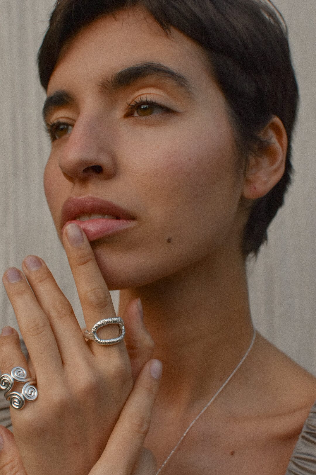 Kan-Studio-Ix-Chel-Ring-Swirl-Large-Twirl-Statement-Brass-Ring-Cocktail-summer-Cool-Boho-Sterling-Silver-Gold-Plated-Chunky