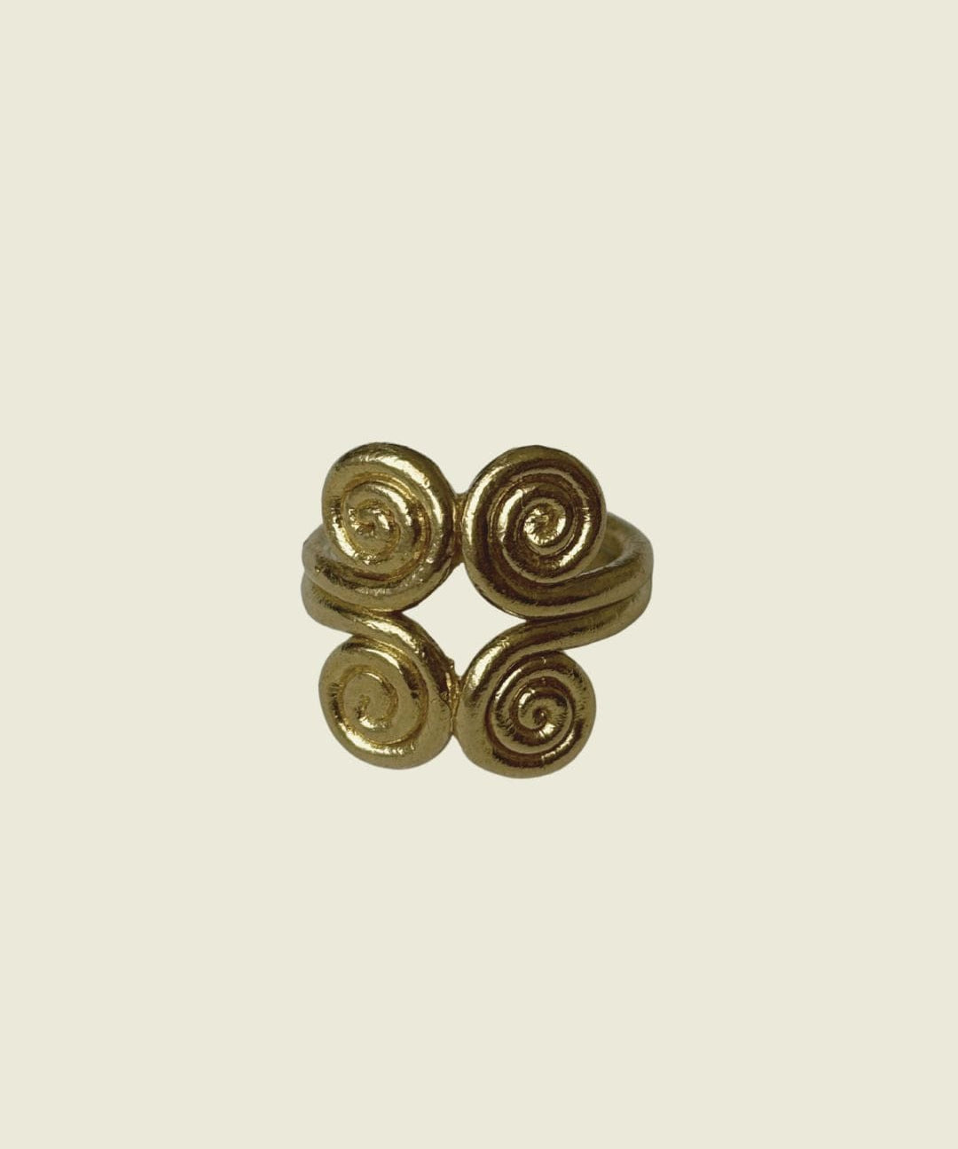 Kan-Studio-Ix-Chel-Ring-Swirl-Large-Twirl-Statement-Brass-Ring-Cocktail-summer-Cool-Boho-Sterling-Silver-Gold-Plated-Chunky