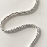 Jumbo Round Snake Chain Silver