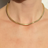 Jumbo Round Snake Chain Silver