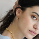 Junk-Jewels-Kaleidoscope-Disco-Gemstone-Star-Chunky-Hoop-Earrings-Gold