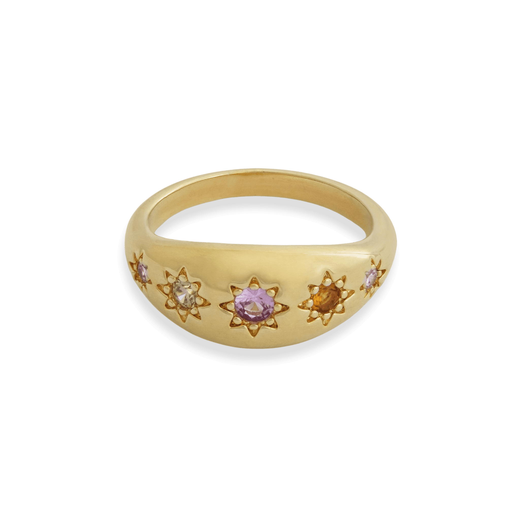 Junk-Jewels-Kaleidoscope-Disco-Gemstone-Chunky-Star-Statement-Cocktail-Ring-Gold-Purple