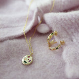 Junk-Jewels-Kaleidoscope-Gemstone-Multicoloured-Rainbow-Star-Pendant-Necklace-Gold-Figaro-Chain