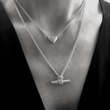 Ruddock-Chunky-T-Bar-Knotted-Textured-Pendant-Chain-Necklace-18ct-Gold-Plated
