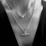 Ruddock-Chunky-T-Bar-Knotted-Textured-Pendant-Necklace-Sterling-Silver