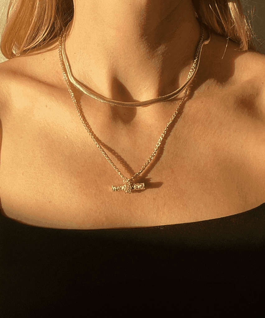 Ruddock-Chunky-T-Bar-Knotted-Textured-Pendant-Necklace-Sterling-Silver