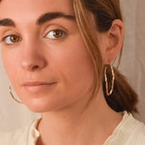 Large Crumpled Hoops