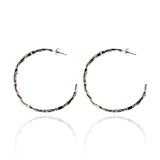 Large Crumpled Hoops