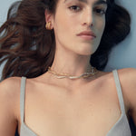 Carolina-De-Barros-LIANA-CHOKER-Necklace-GOLD-Plated-Sterling-Silver-Chain