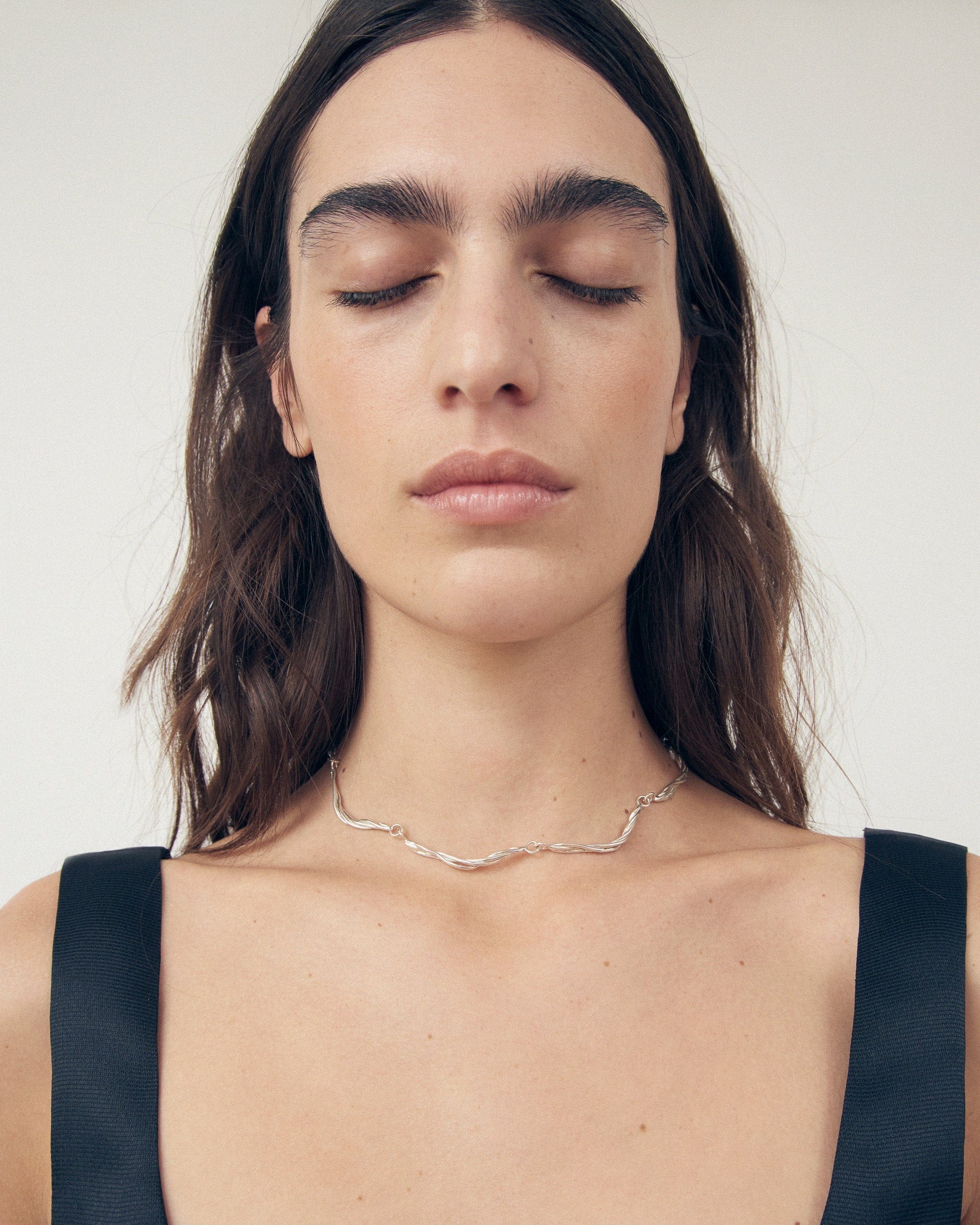 Carolina-De-Barros-LIANA-CHOKER-Necklace-GOLD-Plated-Sterling-Silver-Chain