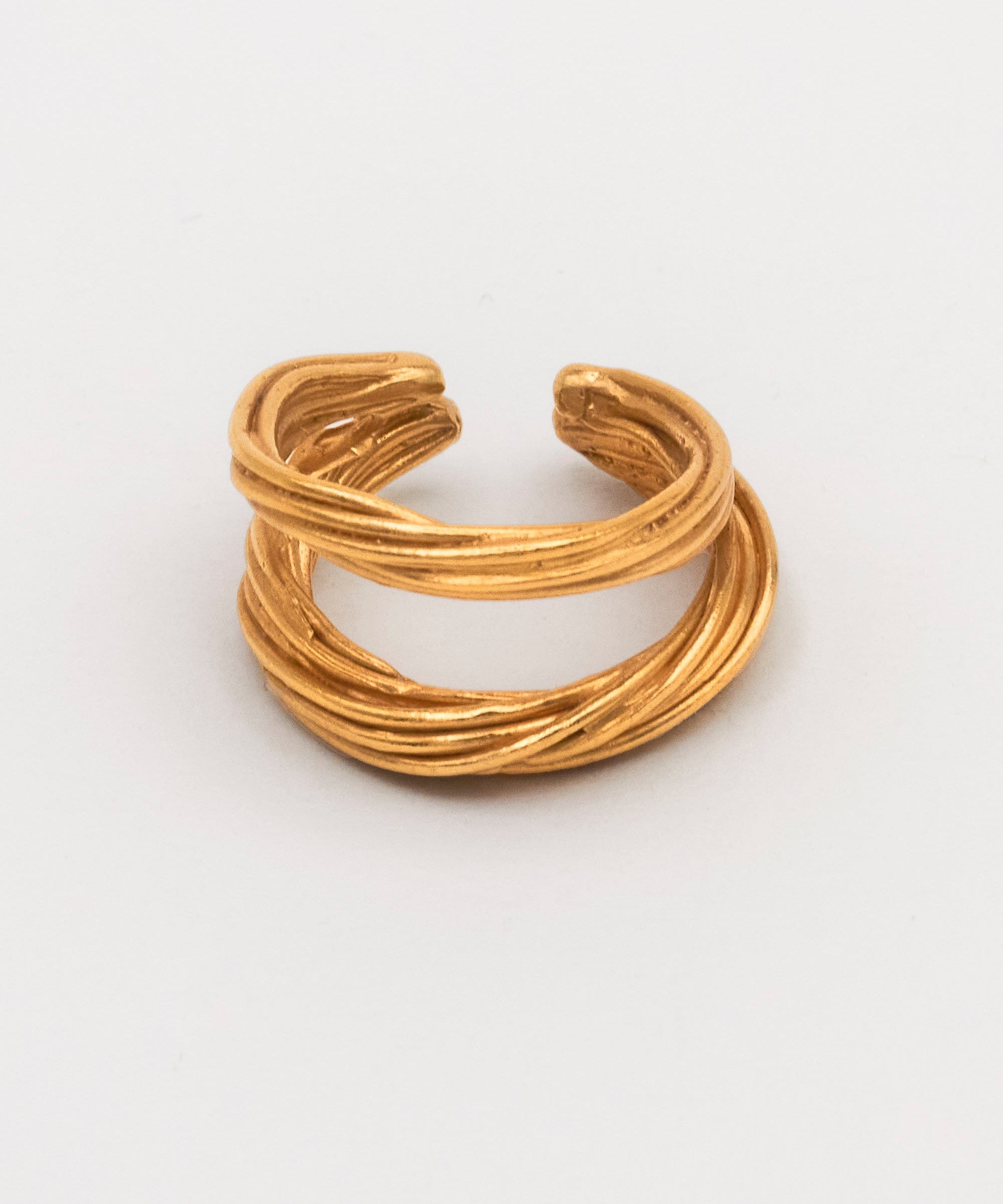 Carolina-de-Barros-Double-Twist-Ear-Cuff-Gold-Oversized-18ct-Plated-Sterling-Silver