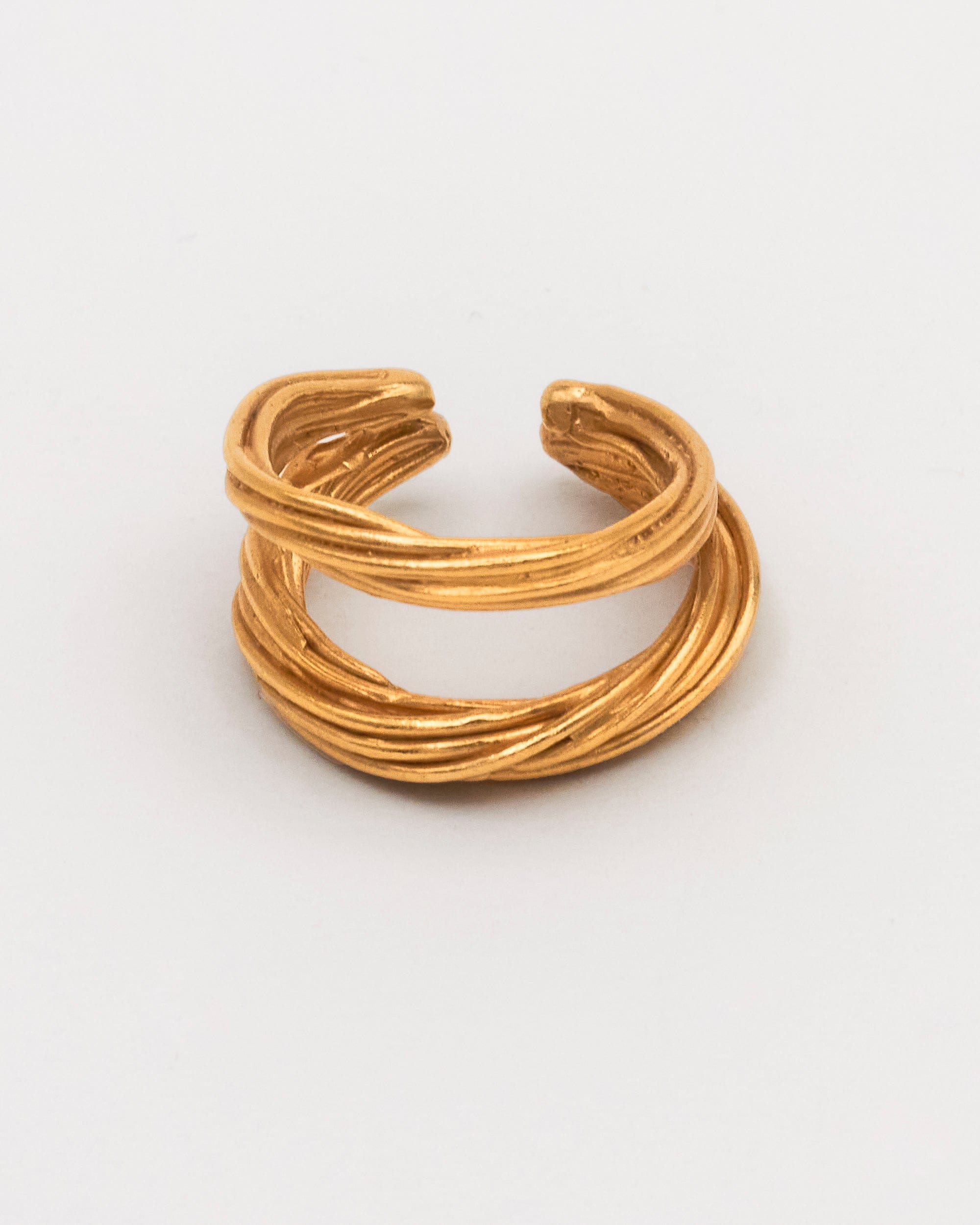 Carolina-de-Barros-Double-Twist-Ear-Cuff-Gold-Oversized-18ct-Plated-Sterling-Silver