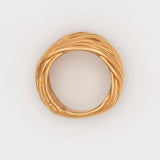Carolina-De-Barros-Sterling-Silver-Gold-LIANA-RING-Plated-Twist-Sculptural-Statement-Ring