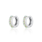 scream-pretty-lime-green-opal-gemstone-huggie-hoop-hoops-earrings-stone-cool-ear-stack-stacking-jewellery-demifine-everyday-colourful-90s