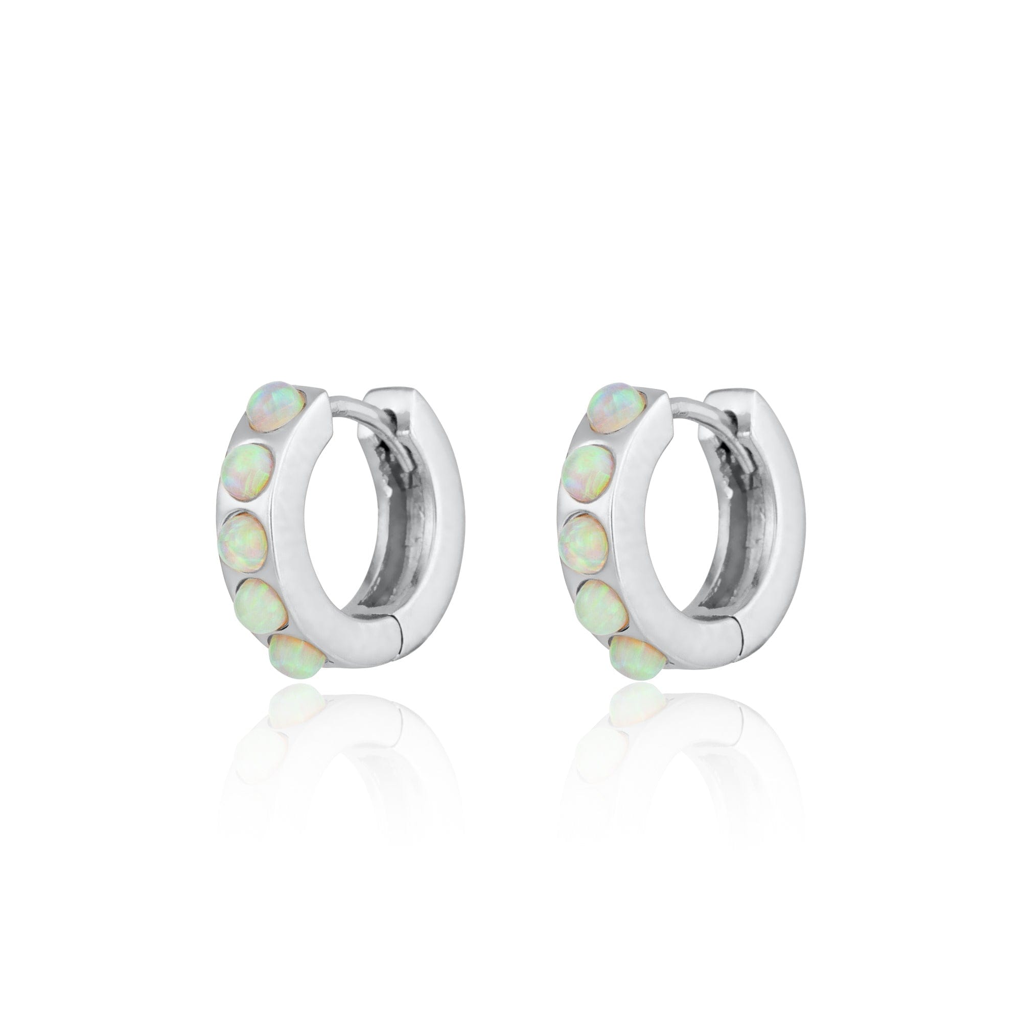 scream-pretty-lime-green-opal-gemstone-huggie-hoop-hoops-earrings-stone-cool-ear-stack-stacking-jewellery-demifine-everyday-colourful-90s