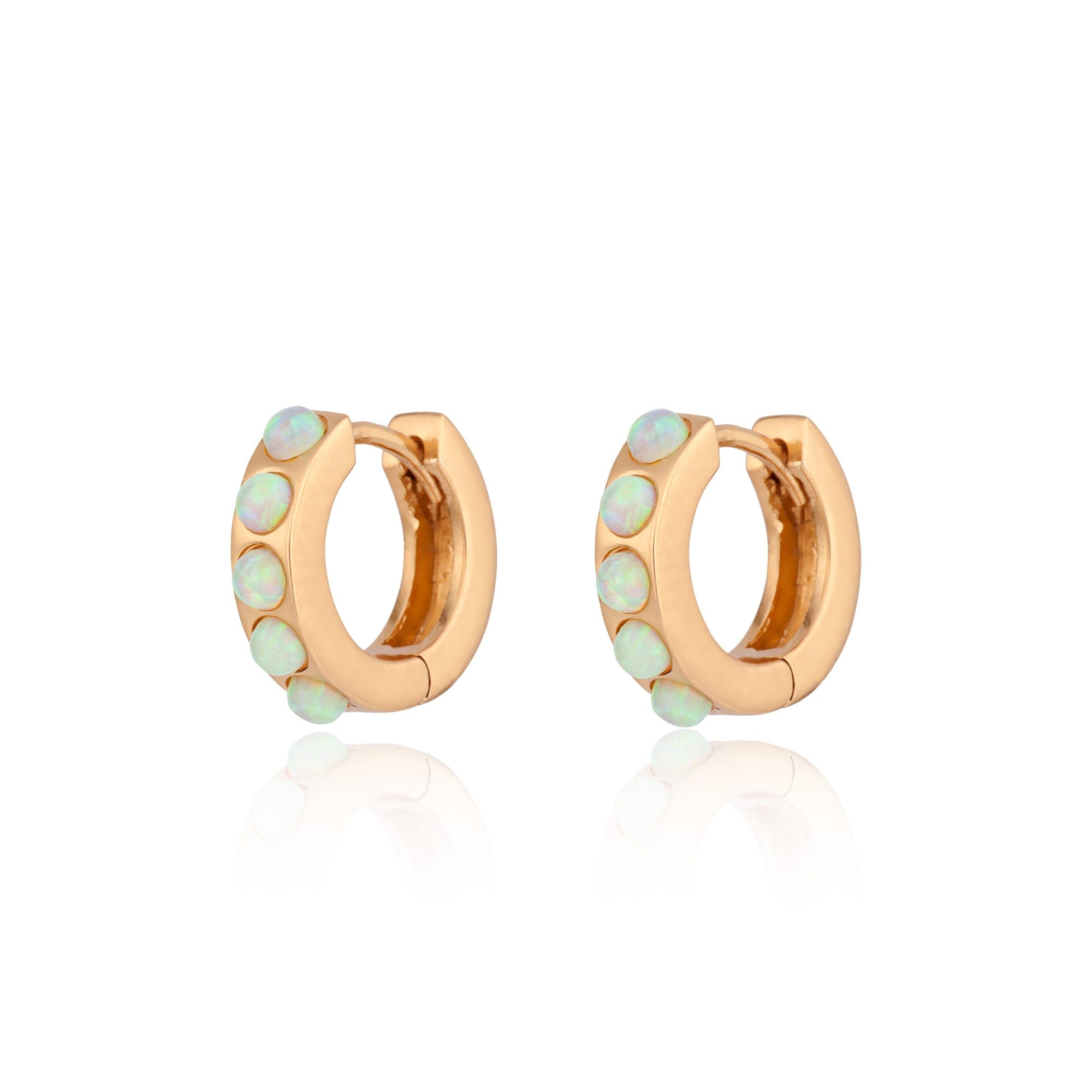 scream-pretty-lime-green-opal-gemstone-huggie-hoop-hoops-earrings-stone-cool-ear-stack-stacking-jewellery-demifine-everyday-colourful-90s